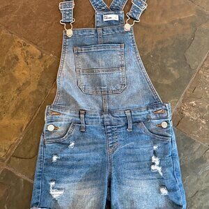 Girls Epic Threads Jean short overalls - size 7